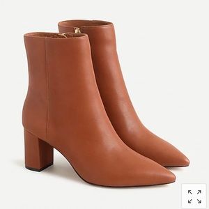 Jcrew Pointed Toe Saddle Boot :: Cognac Leather